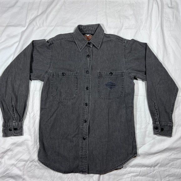 Button Up Harley Davidson Shirt - Picture 2 of 11
